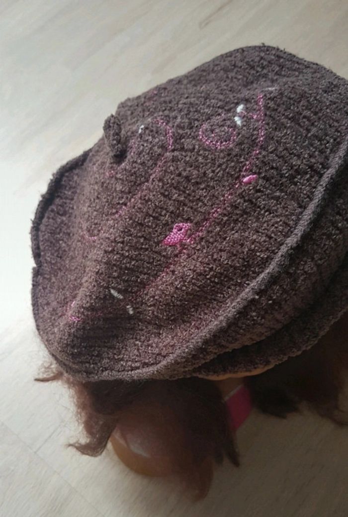 👻bonnet fille marron👻 - photo numéro 2