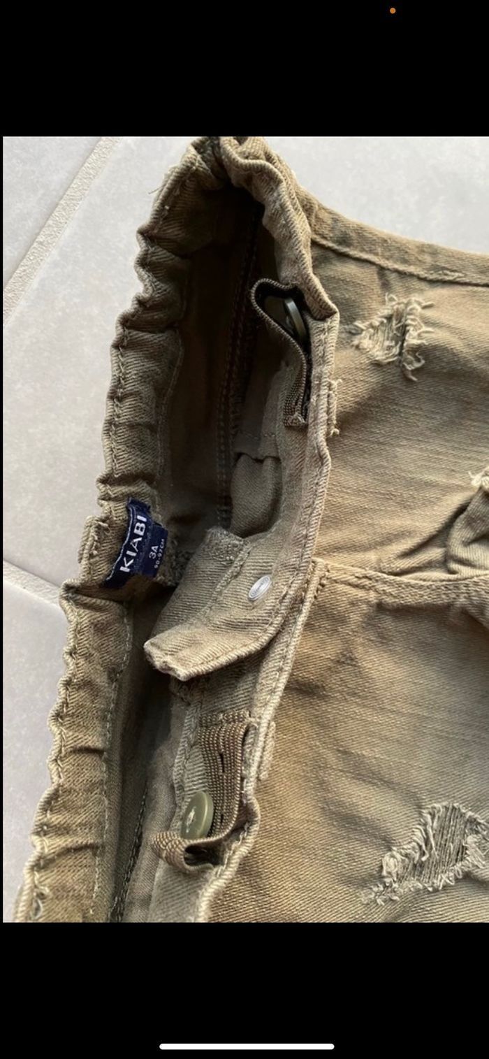Short en jean armé Kiabi 24 mois Neuf - photo numéro 9