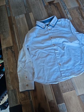 Chemise longue manche garçon taille 10 ans marque kiabi