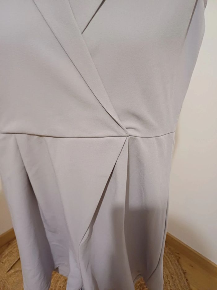 Combishort chic cache-coeur grise/Lilas Fashion Union taille M 38 - photo numéro 3