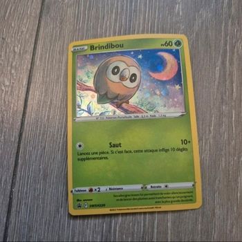Carte Pokemon Holo. Brindibou Pv 60 . SWSH220 - Épée et Bouclier