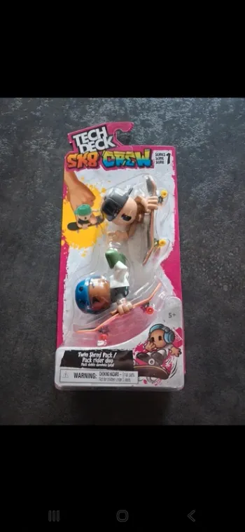 Tech Deck SK8 Crew – Pack figurines + skate (neuf)
