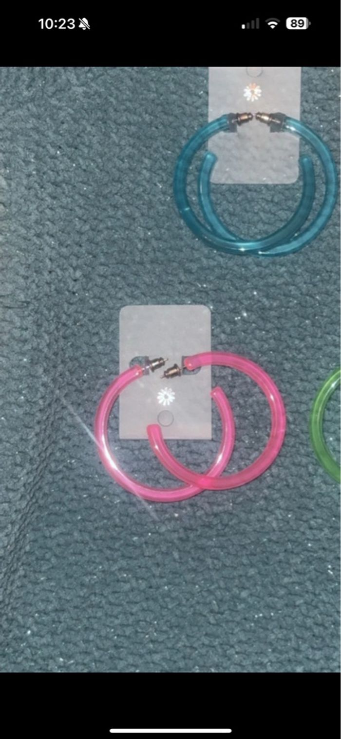 Lot 6 paires de creoles - photo numéro 5