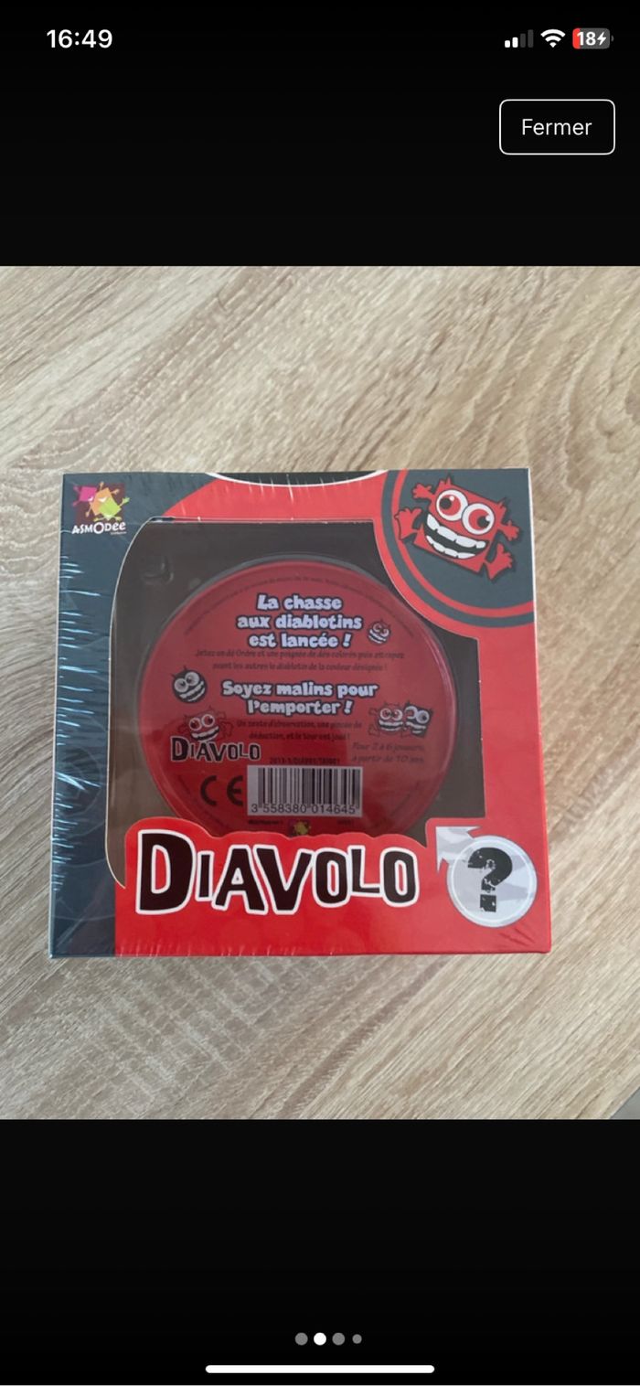 Jeu diavolo neuf sous blister - photo numéro 2