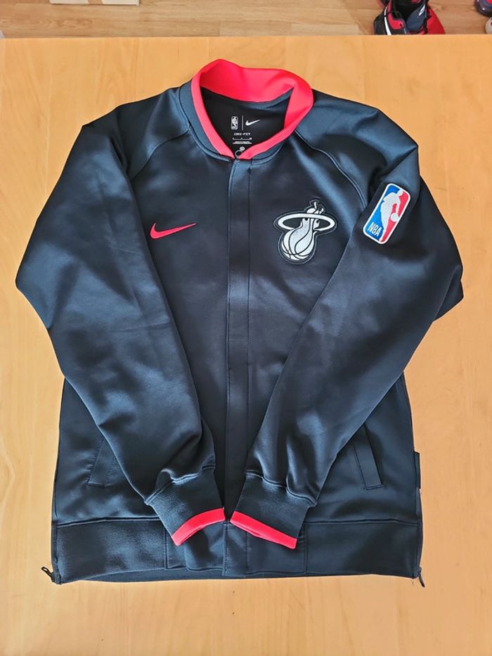 🔥Veste d'échauffement Miami Heat 2023/2024 City Edition T.S 🏝🏀