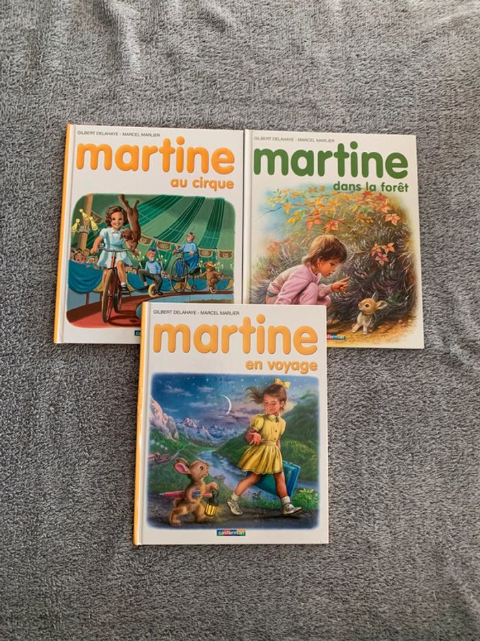 Lot de livres  Martine ( 5 e les 3 )