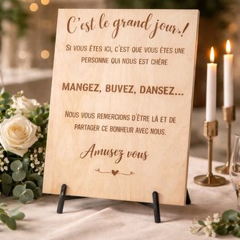 Panneau grand jour