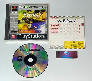 V-Rally - Jeu PS1 Best Of Complet Version Française Sony