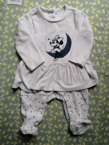 Pyjama robe Minnie - Orchestra taille 6mois