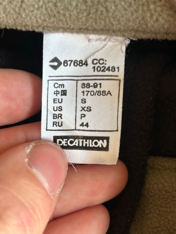 Sweat chaud col montant Decathlon noir - photo numéro 3