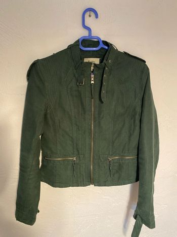 Veste courte vert sapin taille L
