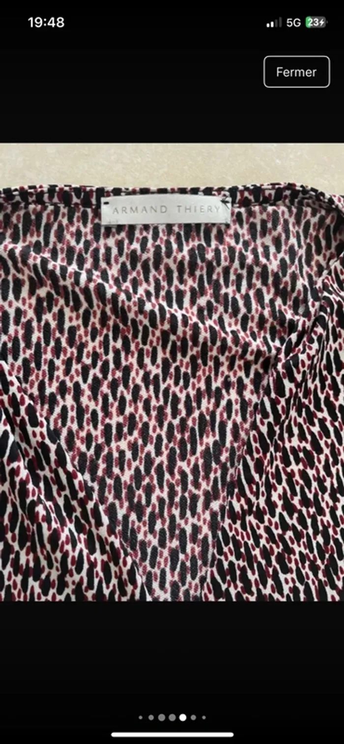 Superbe blouse en 42/44 de la boutique Armand Thiery en excellent état - photo numéro 6