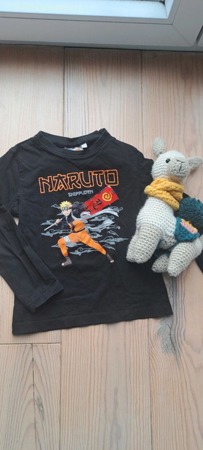 T shirt manches longues Naruto 4 ans