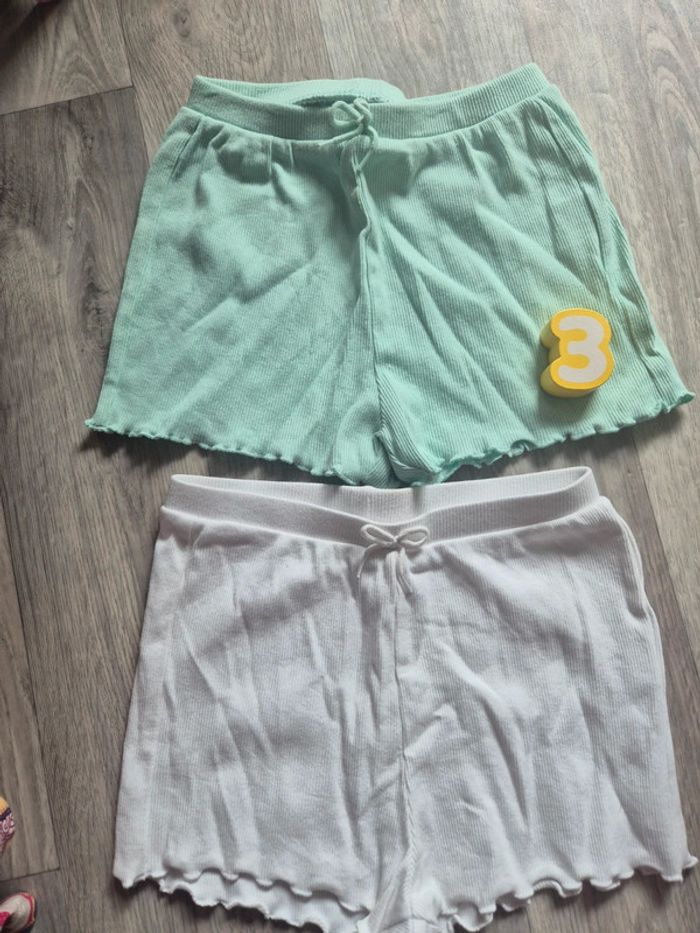 Lot de 2 shorts fille