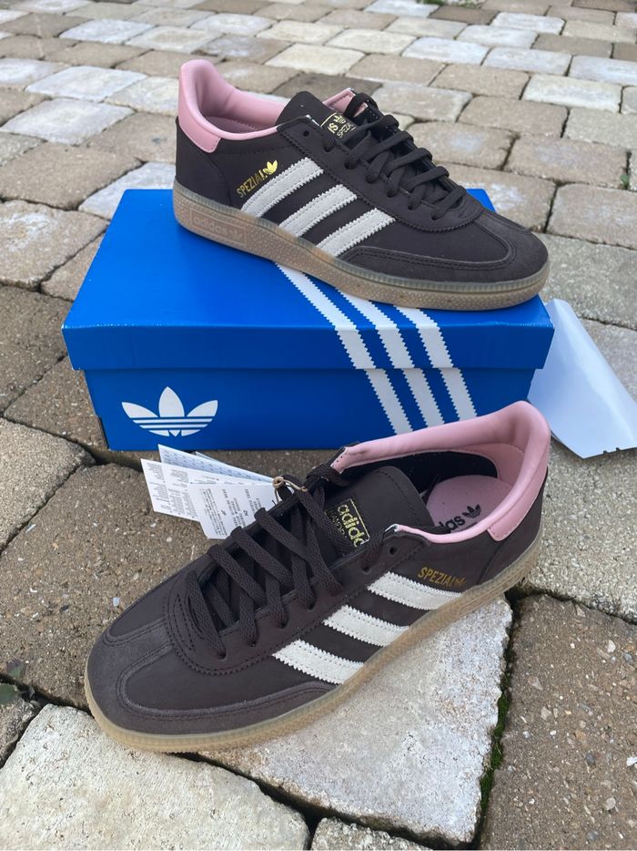 Adidas Handball Spezial Dark Brown Alumina - Femme 38 2/3 - photo numéro 2