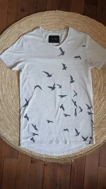 Tee-shirt beige homme "Bonobo" Taille S