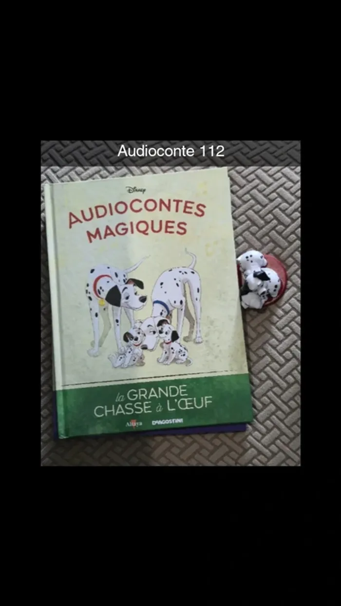 N¤112 audioconte Magique Altaya disney deagostini livre+figurine audio conte compte