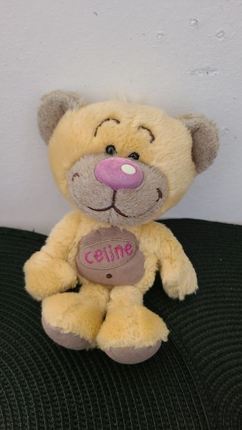 Diddl Pimboli ours Teddy celine peluche Depesche 20 Cm peluche ours