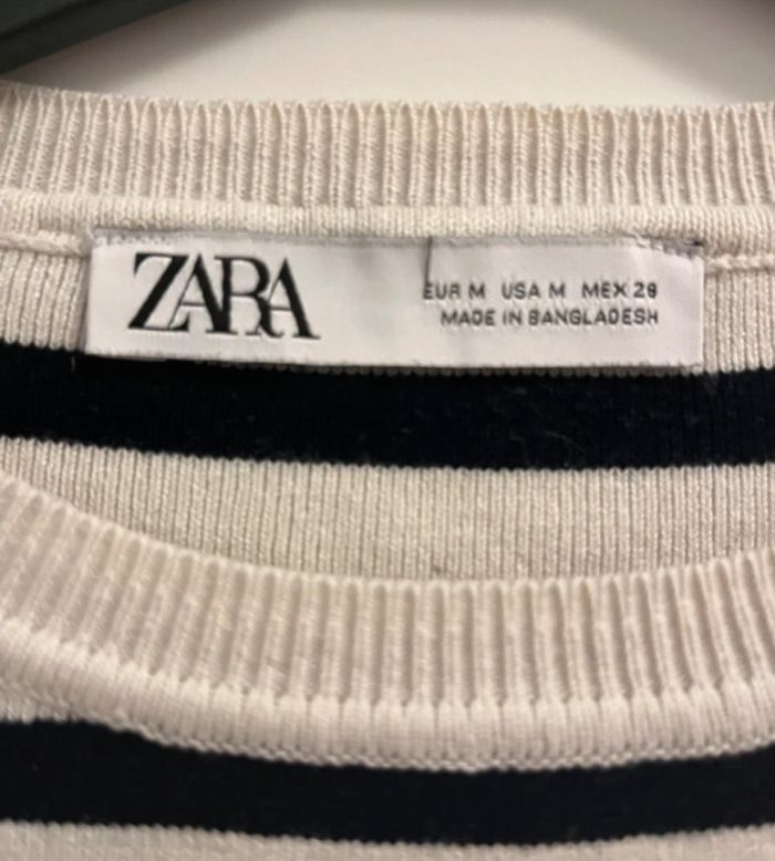 Crop Top Zara rayé - photo numéro 2