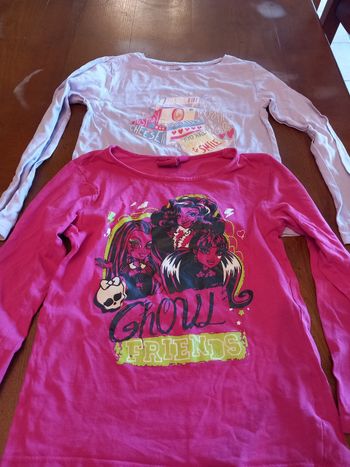 Lot 2 tee-shirts manches longues