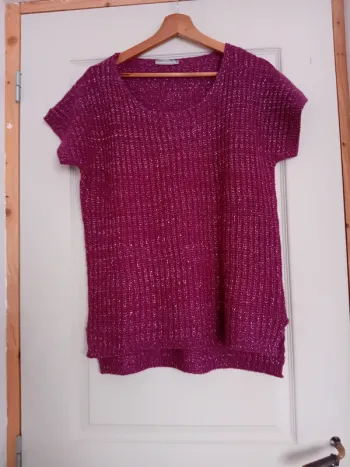 Pull en laine sans manche femme taille 38/40