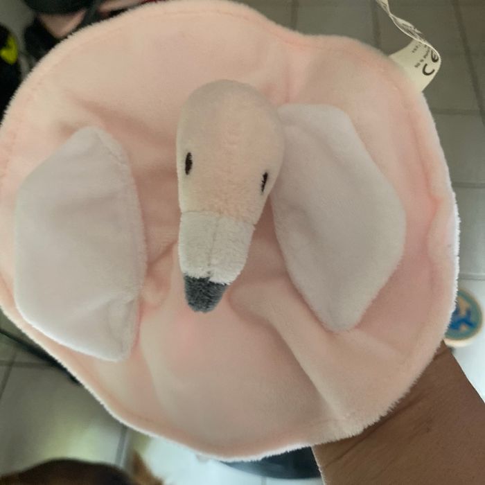 Doudou cygne de secours plat - photo numéro 3