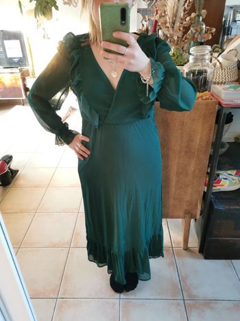 Robe longue verte