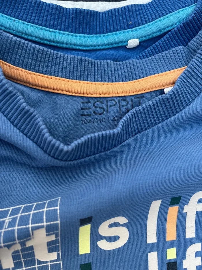 Lot 3 tee-shirts manches longues Esprit taille 4-5 ans - photo numéro 7