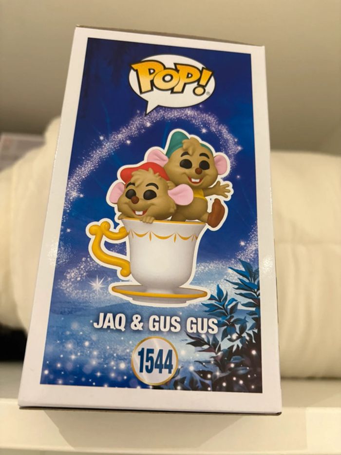 Pop Disney cendrillon numéro 1544 jaq & gus gus, funko pop neuve - photo numéro 4