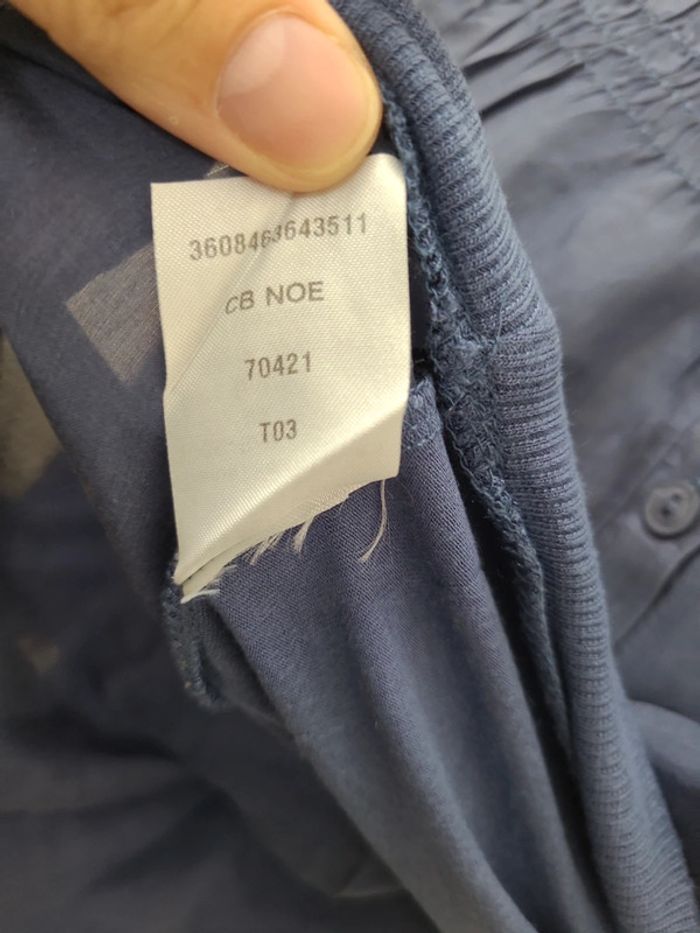 Jolie T shirt bi matière soie et viscose. - photo numéro 6