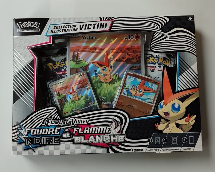 Coffret pokémon victini Ev10.5 Foudre noire et flamme blanche
