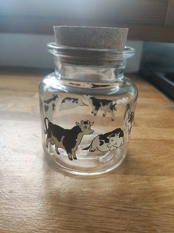Bocal en verre vache Casa