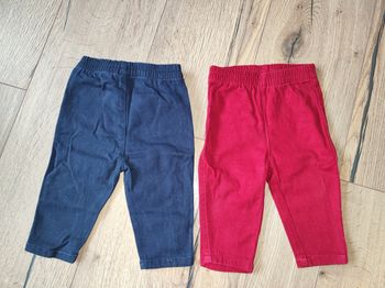 Lot de 2 pantalons 6 mois