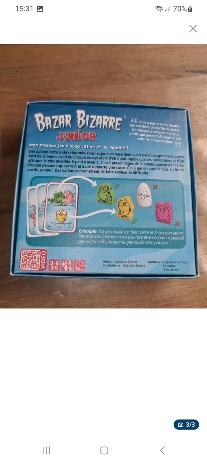 Jeu de société Bazar Bizarre Junior des éditions Gigamic - photo numéro 3