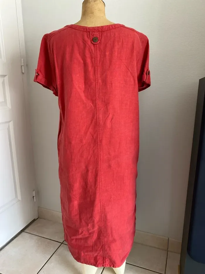 Superbe robe lin/coton Mat de Misaine 44 - photo numéro 3