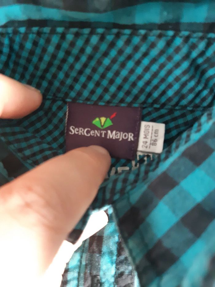 Chemise sergent major 2 ans parfait état - photo numéro 2