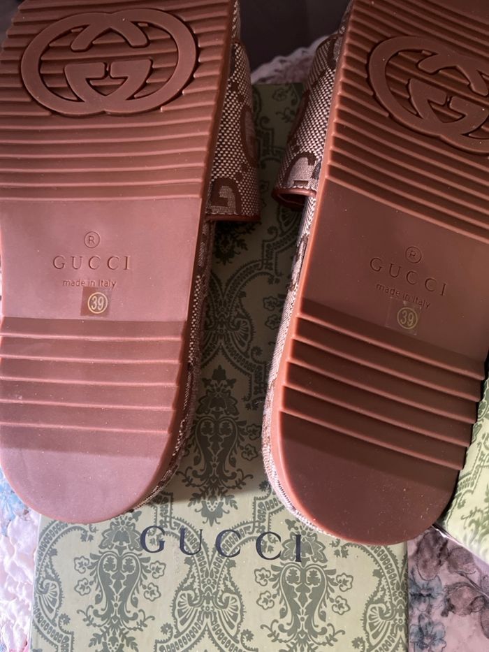 Claquette gucci - photo numéro 3