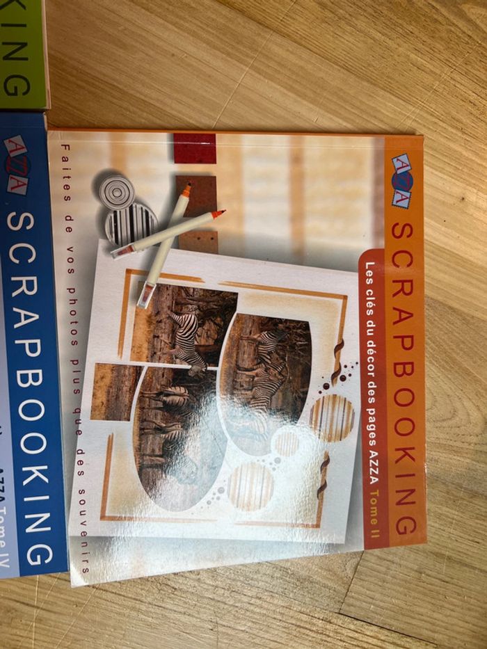 Lot de 4 livres Scrapbooking Azza - photo numéro 3