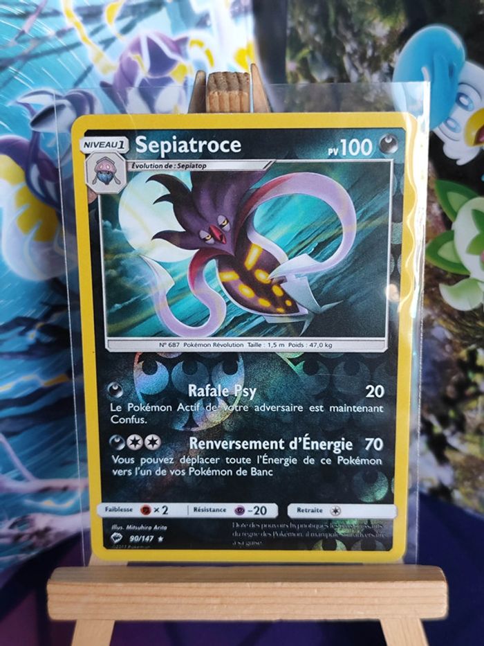 Sepiatroce reverse rare 90/147 ombres ardentes