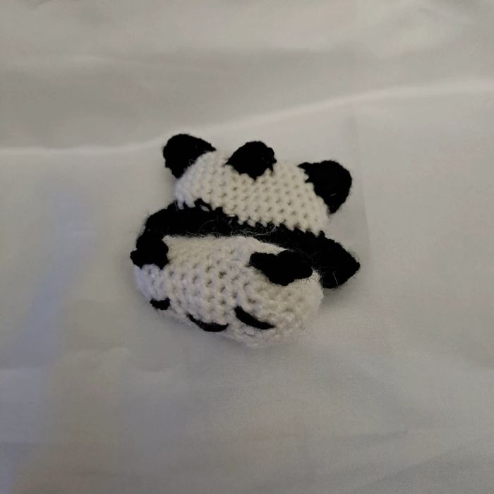 Mini panda au crochet - photo numéro 2