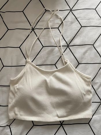 Crop top blanc