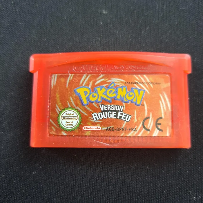 Lot de  2 Jeux Game Boy Advance Pokémon Emeraude- Rouge Feu CARTMOD - photo numéro 2
