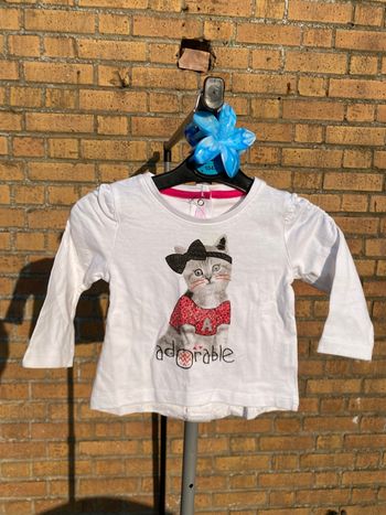 T-shirt « chat » Gémo 6 mois