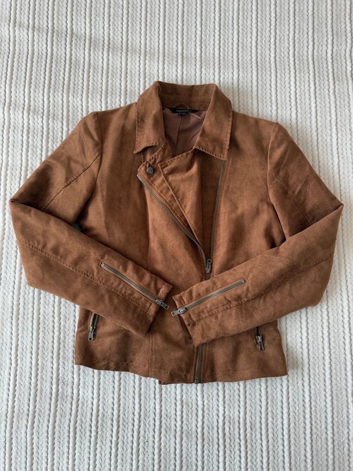 Très joli Perfecto brun / Taille 40 - photo numéro 4