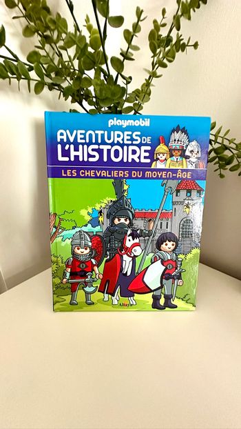 💜 Livre chevalier du Moyen âge playmobil 💜