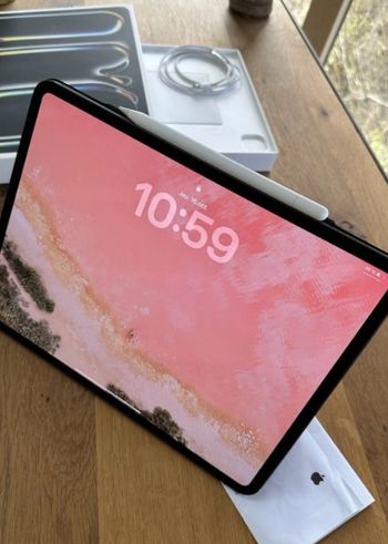 Apple iPad Pro 13 Pouces M4 Wi-Fi 256 Go 2024 + Apple Pencil USB-C en parfait état