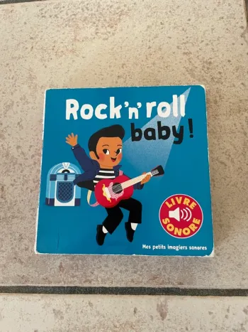 Livre musical (avec piles) Rock'n'roll baby