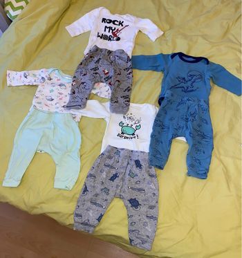 Ensemble : body et pantalon, lot de 4, bébé 3-6 mois