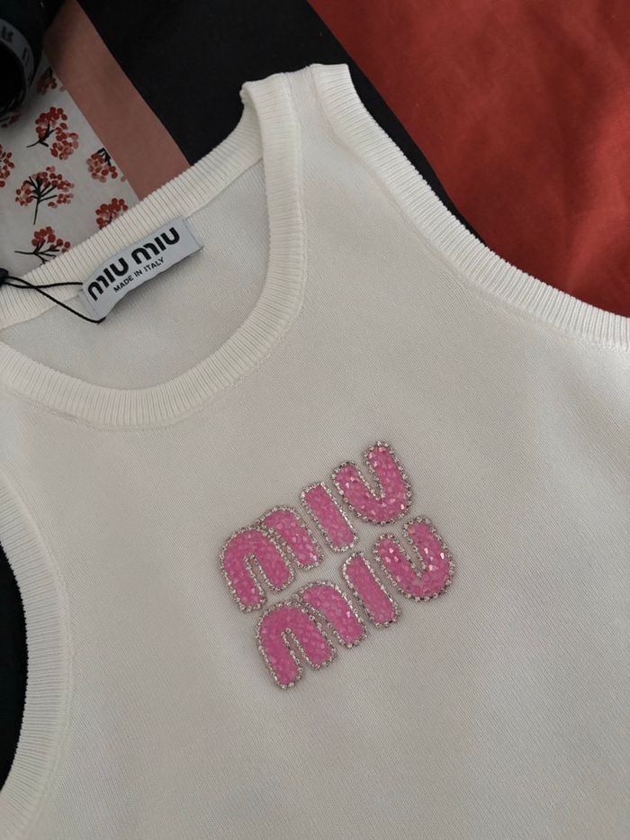 Débardeur Miu Miu - Taille S - photo numéro 2