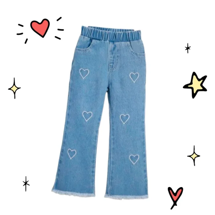 Jeans évasé taille 5 ans - photo numéro 2